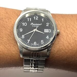 Silver Gruen Men's Watch